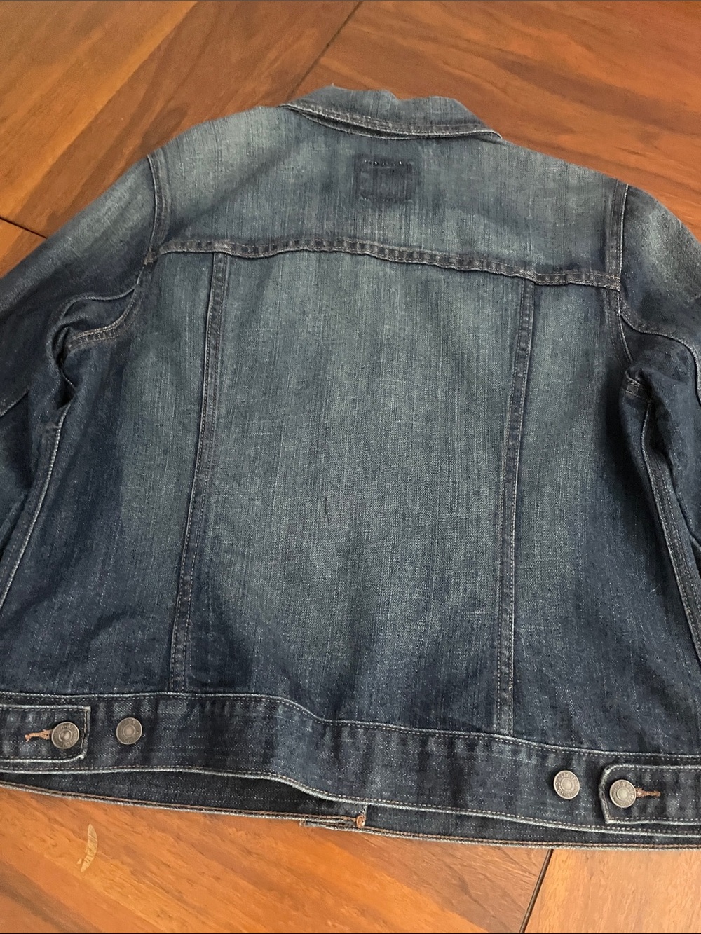 Old Navy Blue Denim Trucker Jacket M70 - Picture 6 of 10